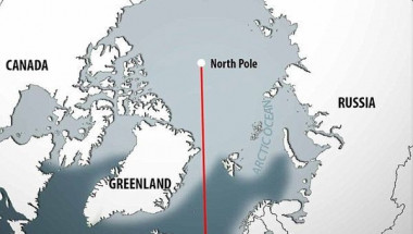 НАСА: Северният полюс се движи на юг по меридиана на Гринуич