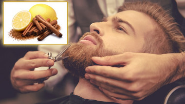 Канела и лимон за сгъстяване на брадата