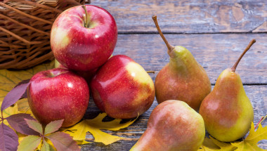 Ябълките и крушите понижават холестерола през есента и зимата